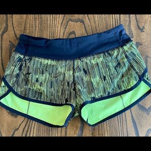 Lululemon speed shorts